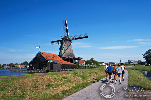 Miva Stock_1256 - Netherlands, Zaanse Schans, windmill