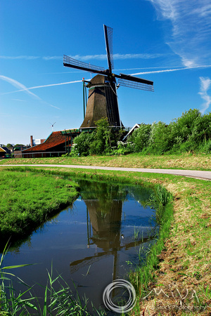 Miva Stock_1261 - Netherlands, Zaanse Schans, windmill