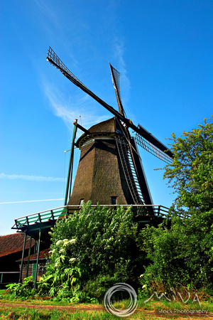 Miva Stock_1265 - Netherlands, Zaanse Schans, windmill