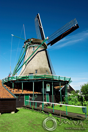 Miva Stock_1267 - Netherlands, Zaanse Schans, windmill