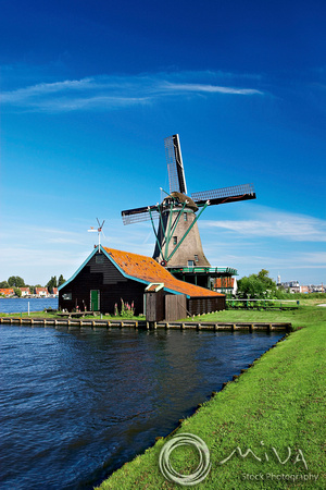 Miva Stock_1268 - Netherlands, Zaanse Schans, windmill
