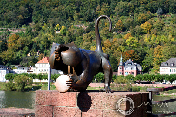 Miva Stock_1317 - Germany, Heidelberg, Brass Monkey