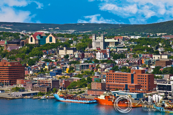 Miva Stock_1017 - Canada, St. John's, Newfoundland, cityview