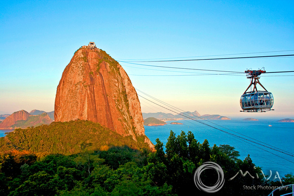 Miva Stock_1027 - Brazil, Rio De Janeiro, cable car, Sugar Loaf