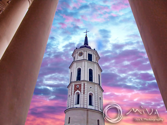 Miva Stock_3362 - Lithuania, Vilnius, Bell Tower of Basilica