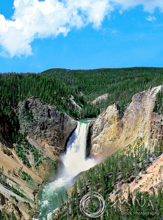 Miva Stock_1689 - USA, Wyoming, Yellowstone NP, Lower Falls