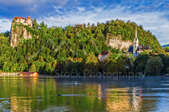 Miva Stock_3295 - Slovenia, Lake Bled, Bled Castle