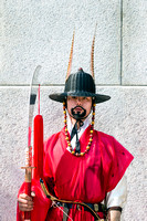 Miva Stock_3662 South Korea, Seoul, Guard at Gyeongbokgung palace