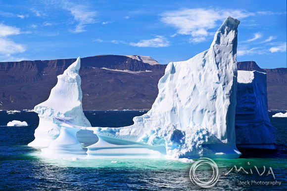 Miva Stock_3521 - Greenland, Discovery Bay, (Disko Bay) icebergs