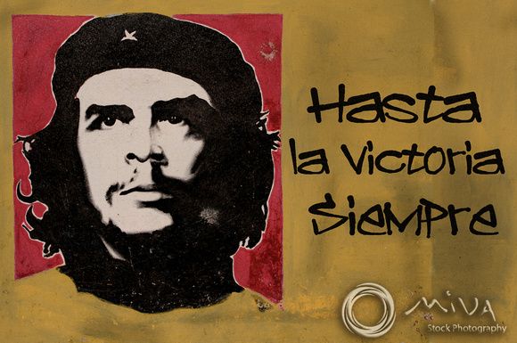 Miva Stock_3480 - Cuba, Havana, Che Guevara, graffiti