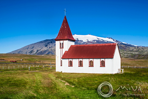 Miva Stock_3426 - Iceland, Church in Hellnar, Snaefellsnes NP