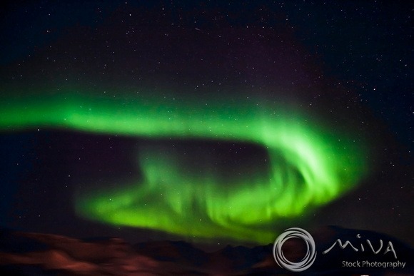 Miva Stock_3537 - Greenland, Northern Lights, Aurora Borealis